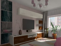 Schlafzimmer-Wohnzimmer