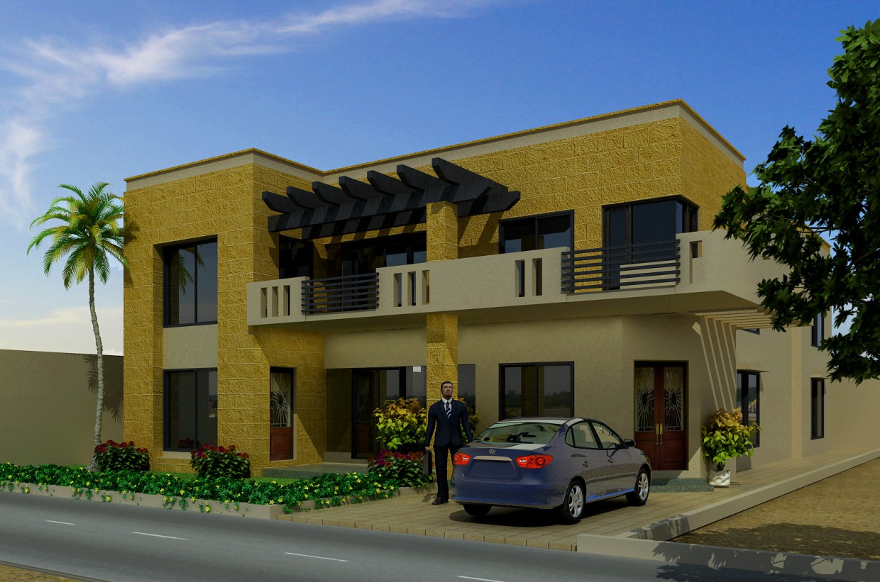 Mr Arif Residence in 3d max vray image
