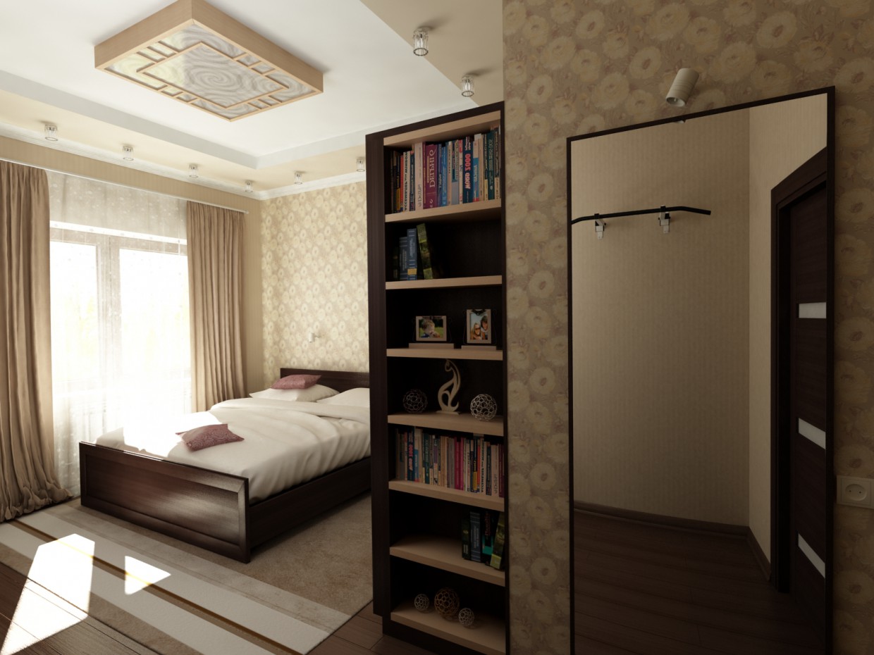 Camera da letto per studente di scuola superiore in 3d max vray 3.0 immagine
