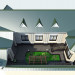Жилой дом в 3d max vray 3.0 изображение