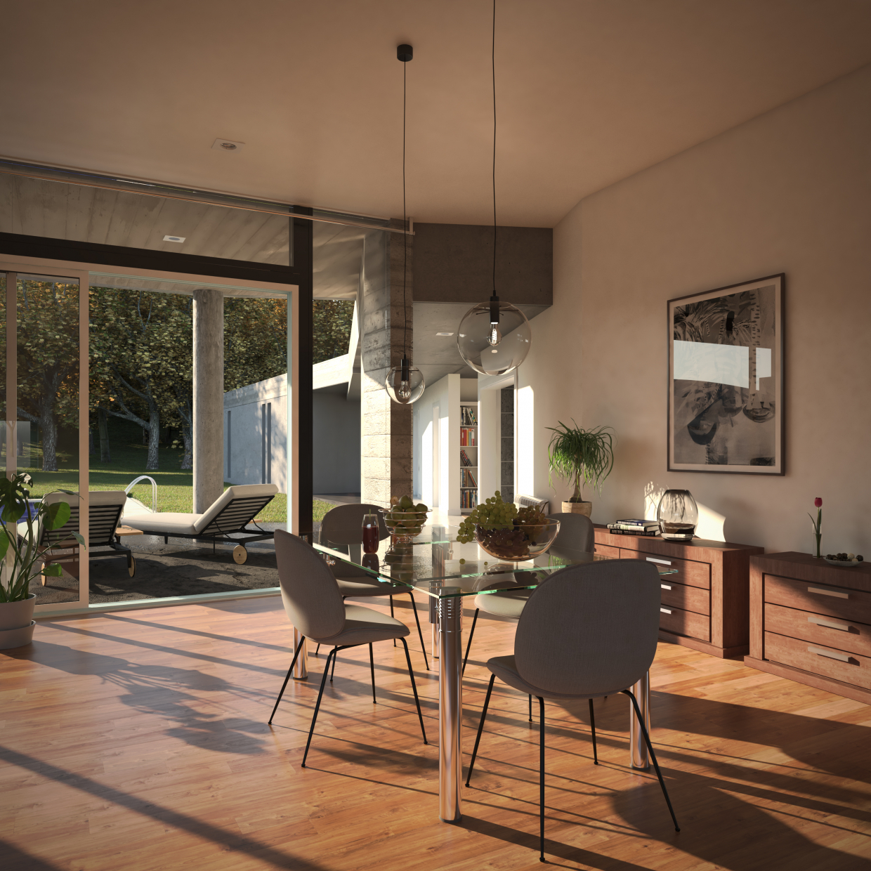 Cañuelas House in 3d max vray 3.0 immagine