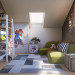 Дитяча спальня в 3d max corona render зображення
