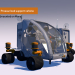 मंगल ग्रह के लिए वाहन Cinema 4d maxwell render में प्रस्तुत छवि