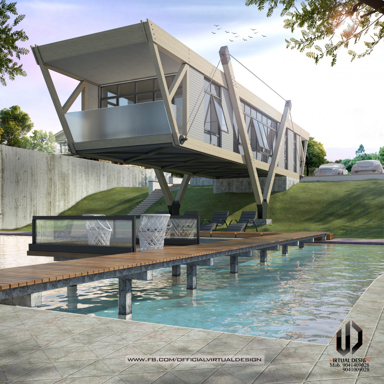 AMAZING EXTERIOR in 3d max vray 3.0 image