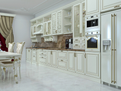 The kitchen in classical style