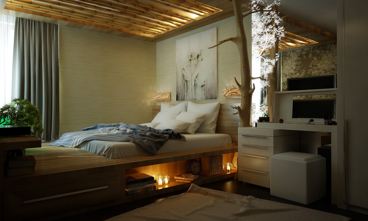 Apartments mit Ecodesign in 3d max vray Bild