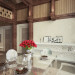 Glamour in stile chalet di vacanza in 3d max vray immagine