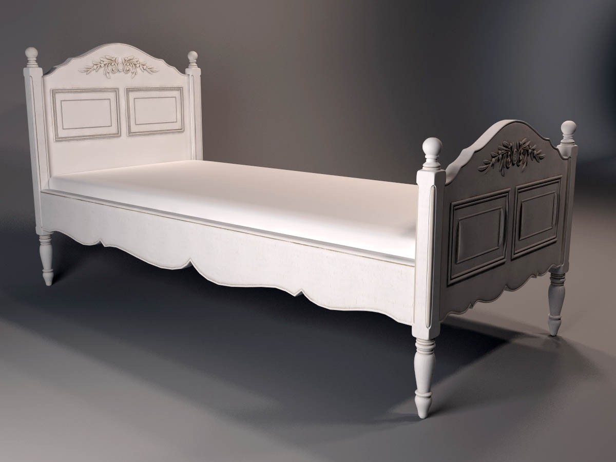 Bed in 3d max vray image