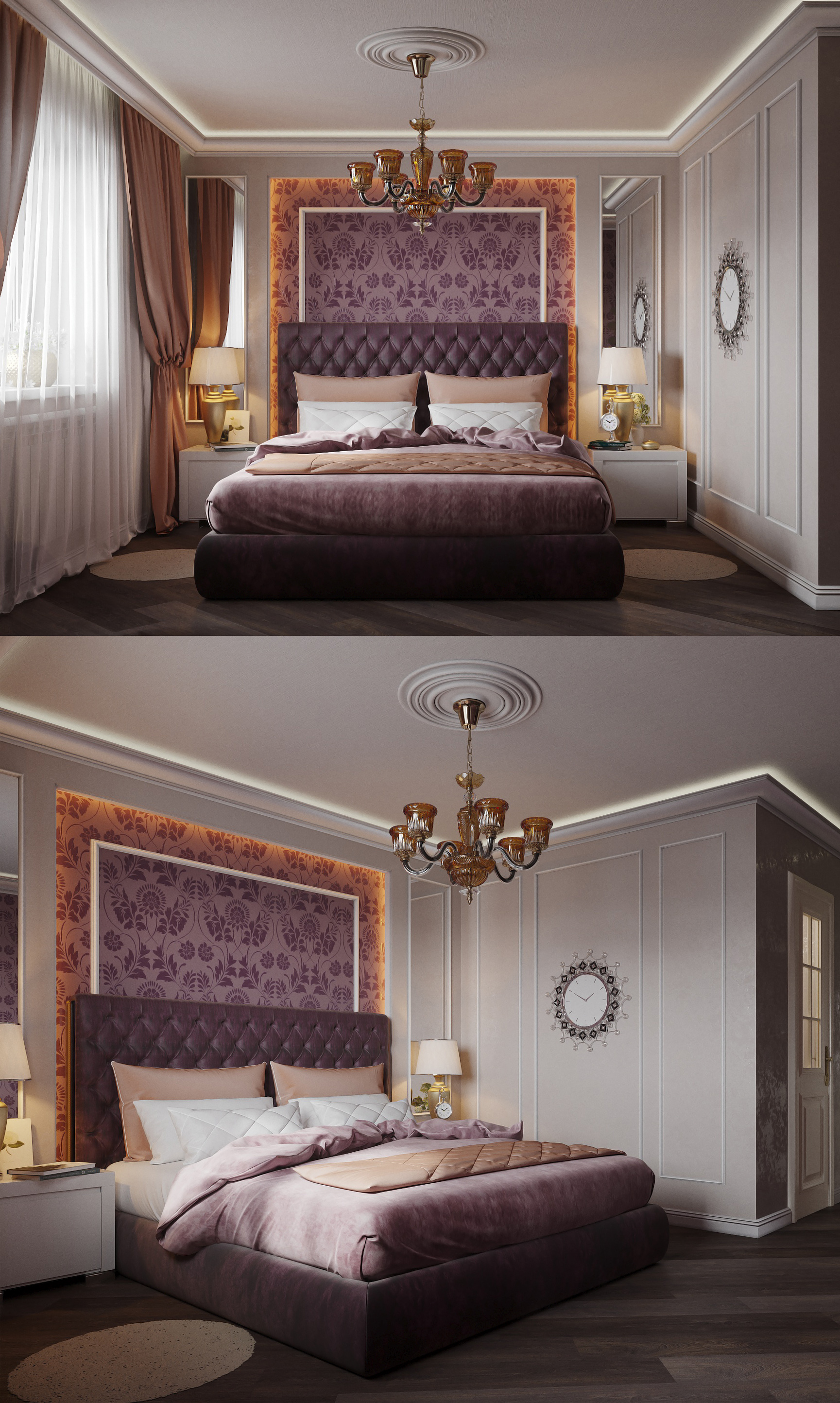 Спальня в 3d max corona render зображення