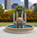 City Fountain in 3d max vray image