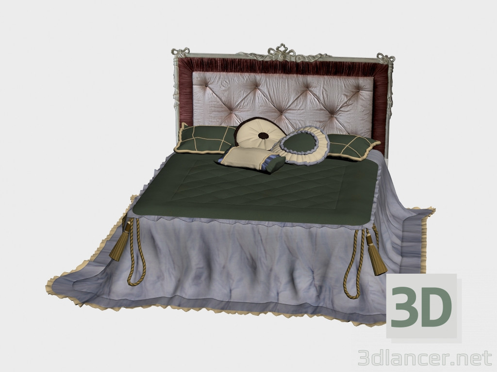 3D Modell Bett Notte 3 - Vorschau