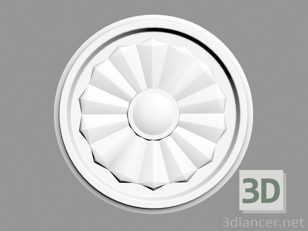 modèle 3D Sortie plafond (P4) - preview