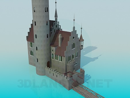 3d model Castle - preview