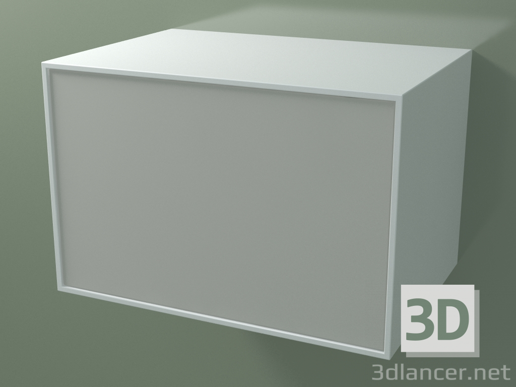 Modelo 3d Caixa (8AUCCB03, Branco Glaciar C01, HPL P02, L 72, P 50, H 48 cm) - preview