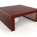 3 डी मॉडल साइड टेबल (वाइन रेड) - पूर्वावलोकन