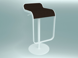 Self-adjusting stool LEM (S83 H66-79 wood)