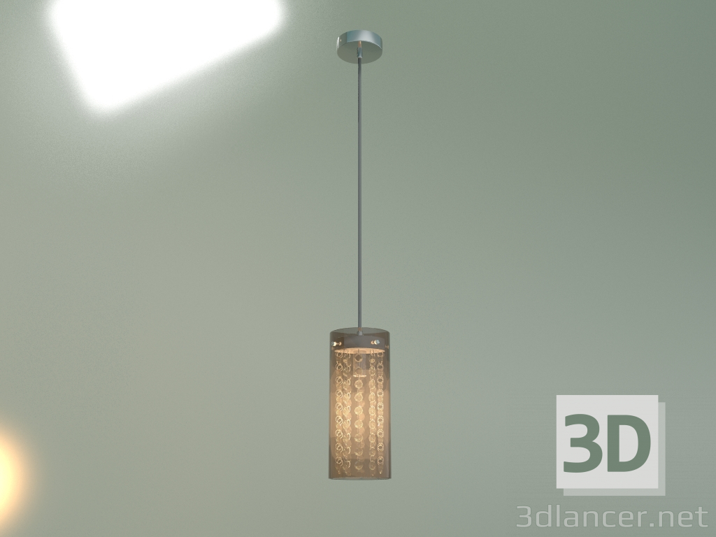 3d модель Подвесной светильник 1636-1 (хром) – превью