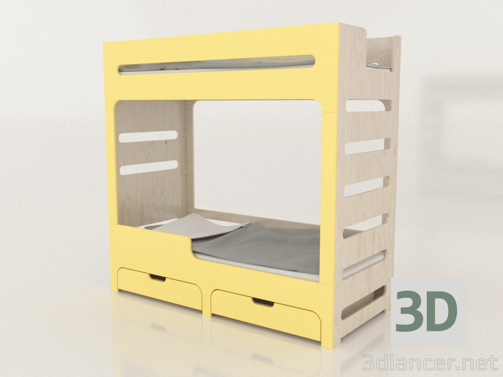 3 डी मॉडल बंक बेड मोड HL (UCDHL1) - पूर्वावलोकन