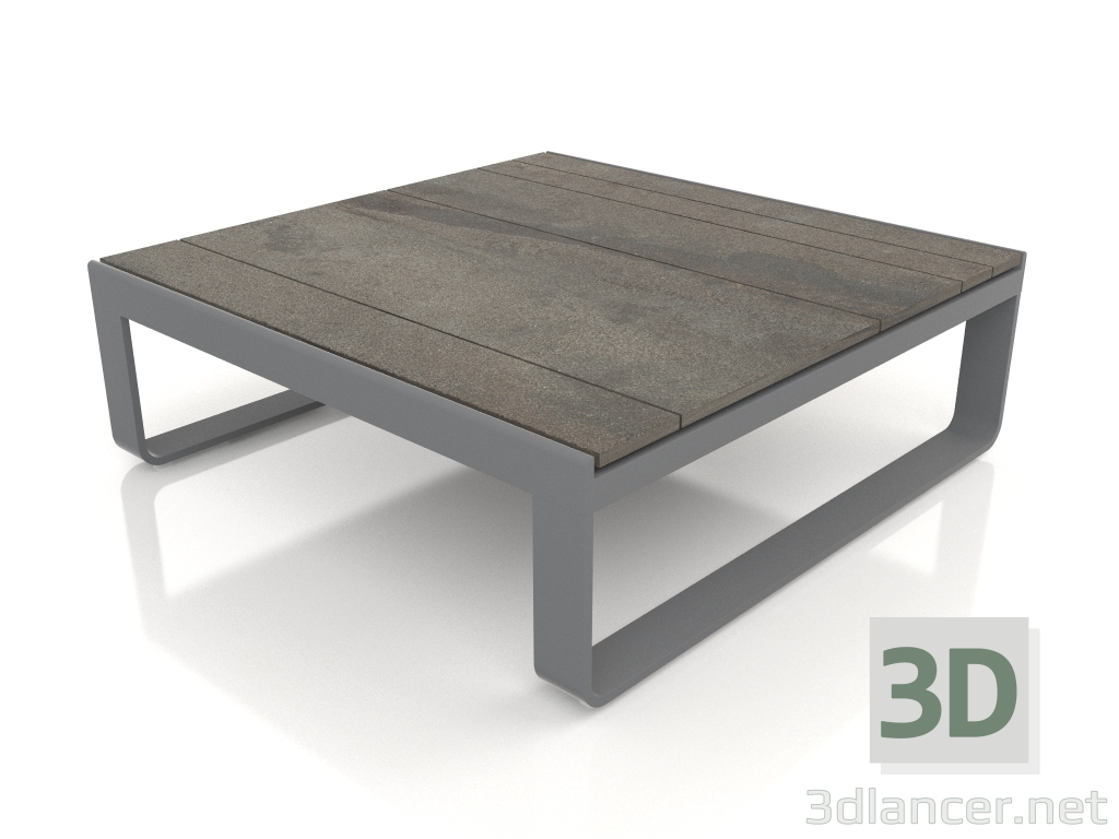 3d model Coffee table 90 (DEKTON Radium, Anthracite) - preview