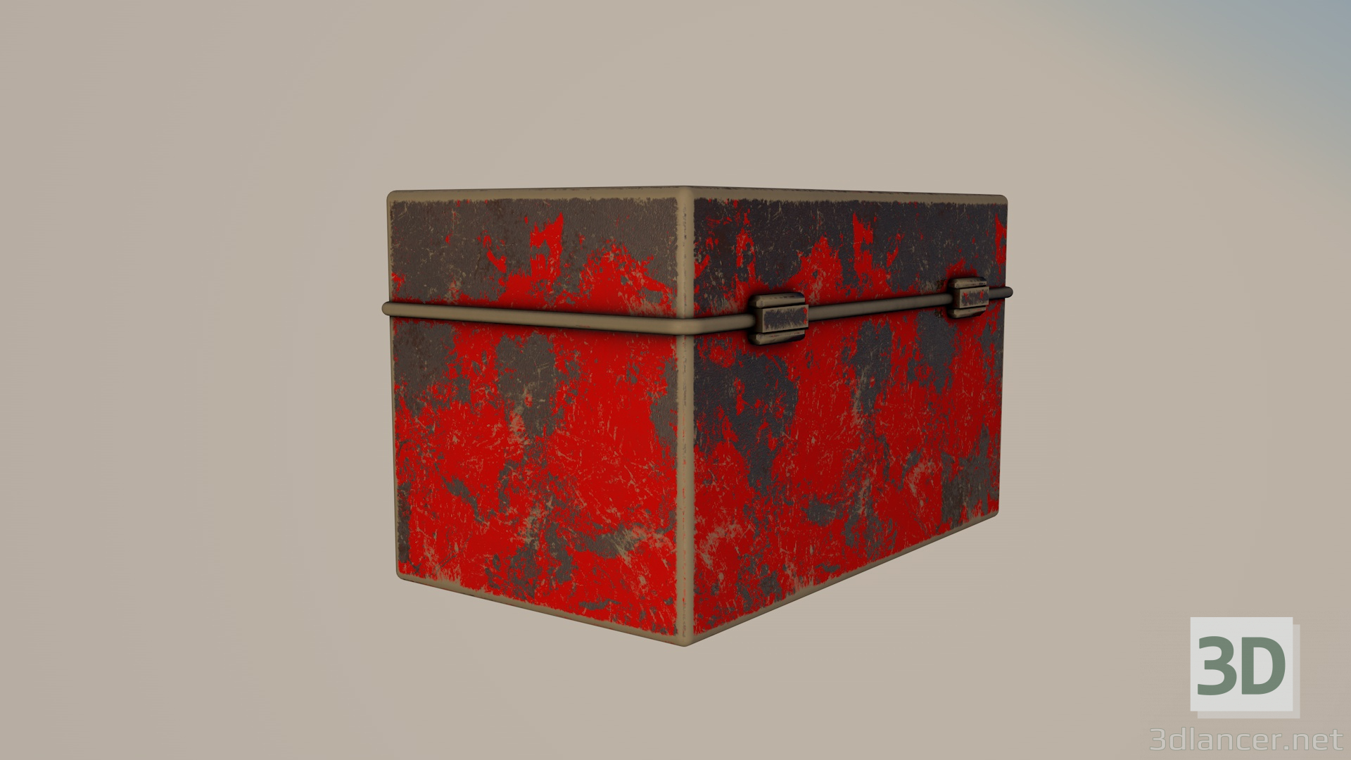 3d Old box model buy - render