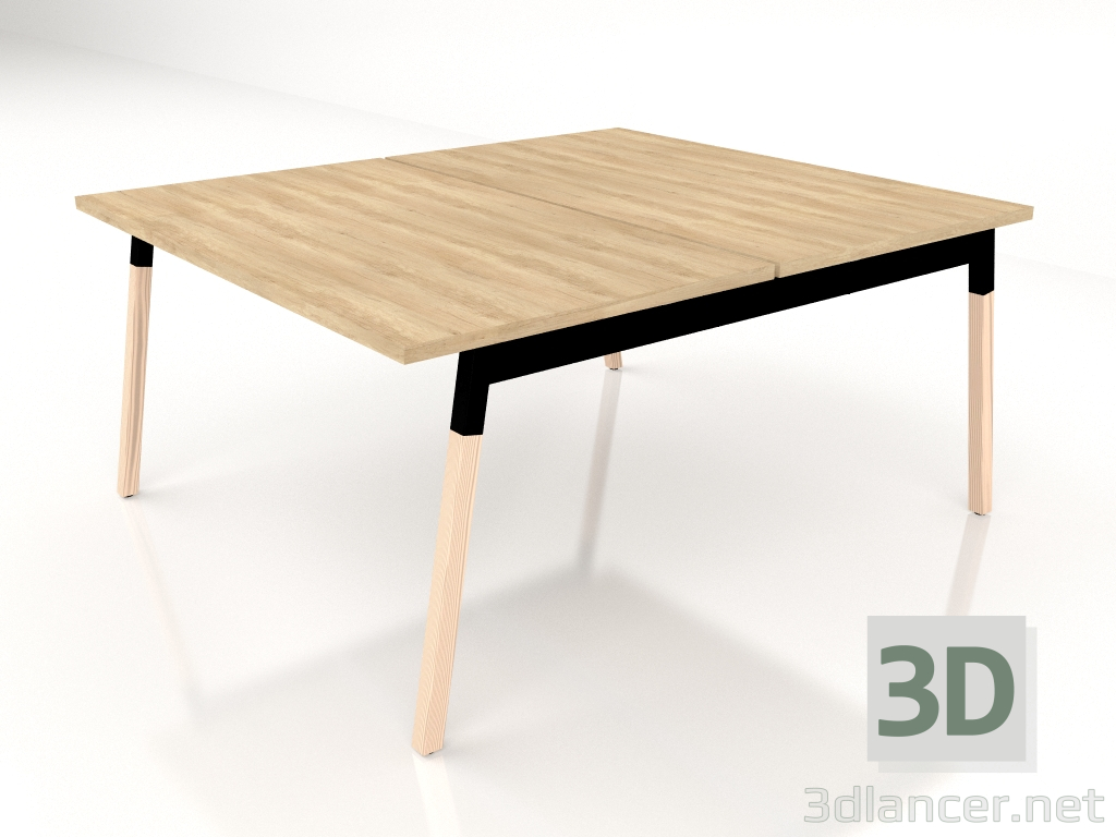 3D modeli Çalışma masası Ogi W Tezgah BOW33 (1400x1610) - önizleme