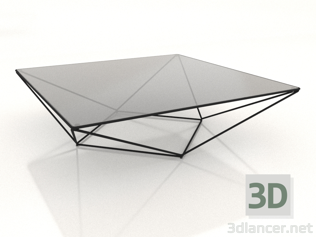 3 डी मॉडल कॉफ़ी टेबल 120x120 - पूर्वावलोकन