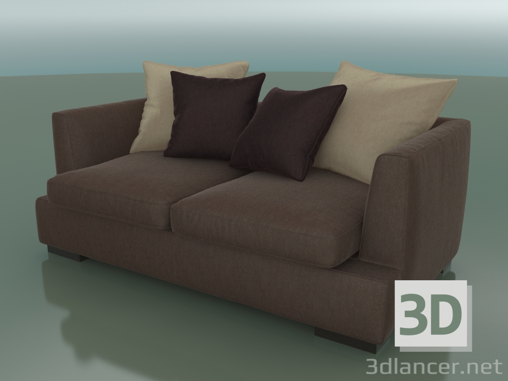 3D modeli Çift kişilik yatak kanepe Ipsoni (1840 x 1120 x 730, 184-IP-112) - önizleme