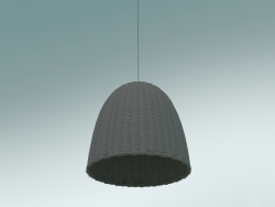 Pendant lamp (Bell 95, Lacquered Gray)