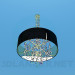3d model Chandelier with rings - preview