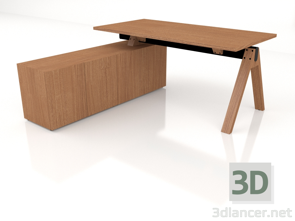 modello 3D Tavolo da lavoro Viga V164L (1600x1700) - anteprima