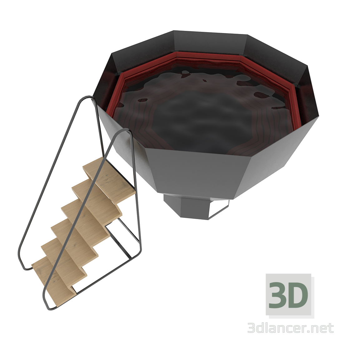 3D Küvet modeli satın - render