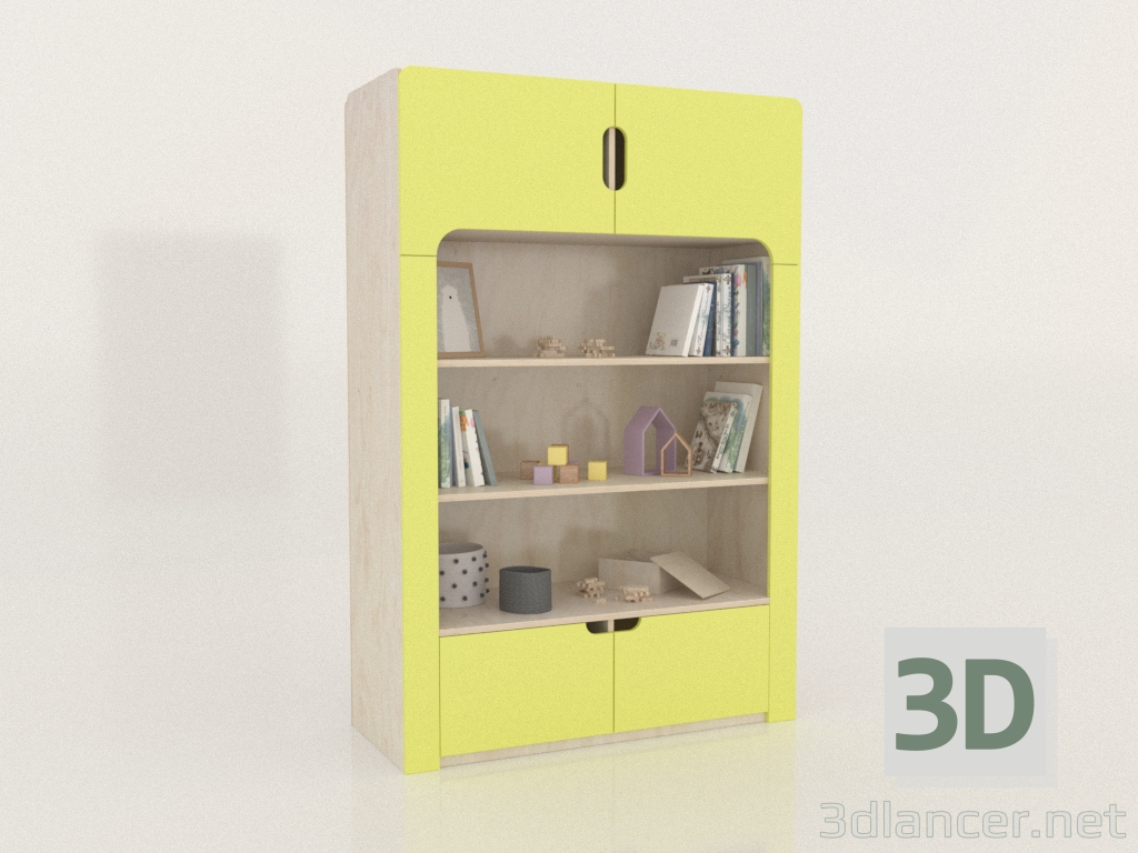 modèle 3D Bibliothèque MODE J (KJDJAA) - preview
