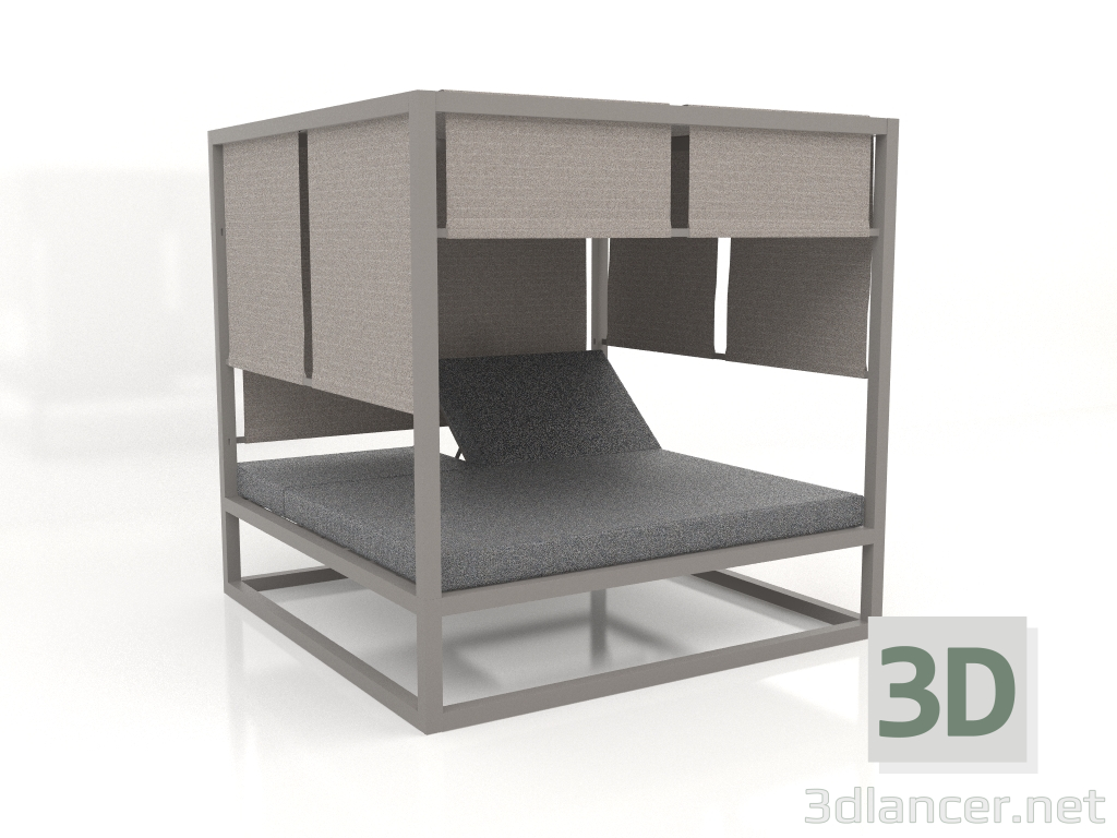 3D modeli Yükseltilmiş kanepe (Kuvars grisi) - önizleme
