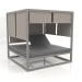 3d model Raised couch (Quartz gray) - preview