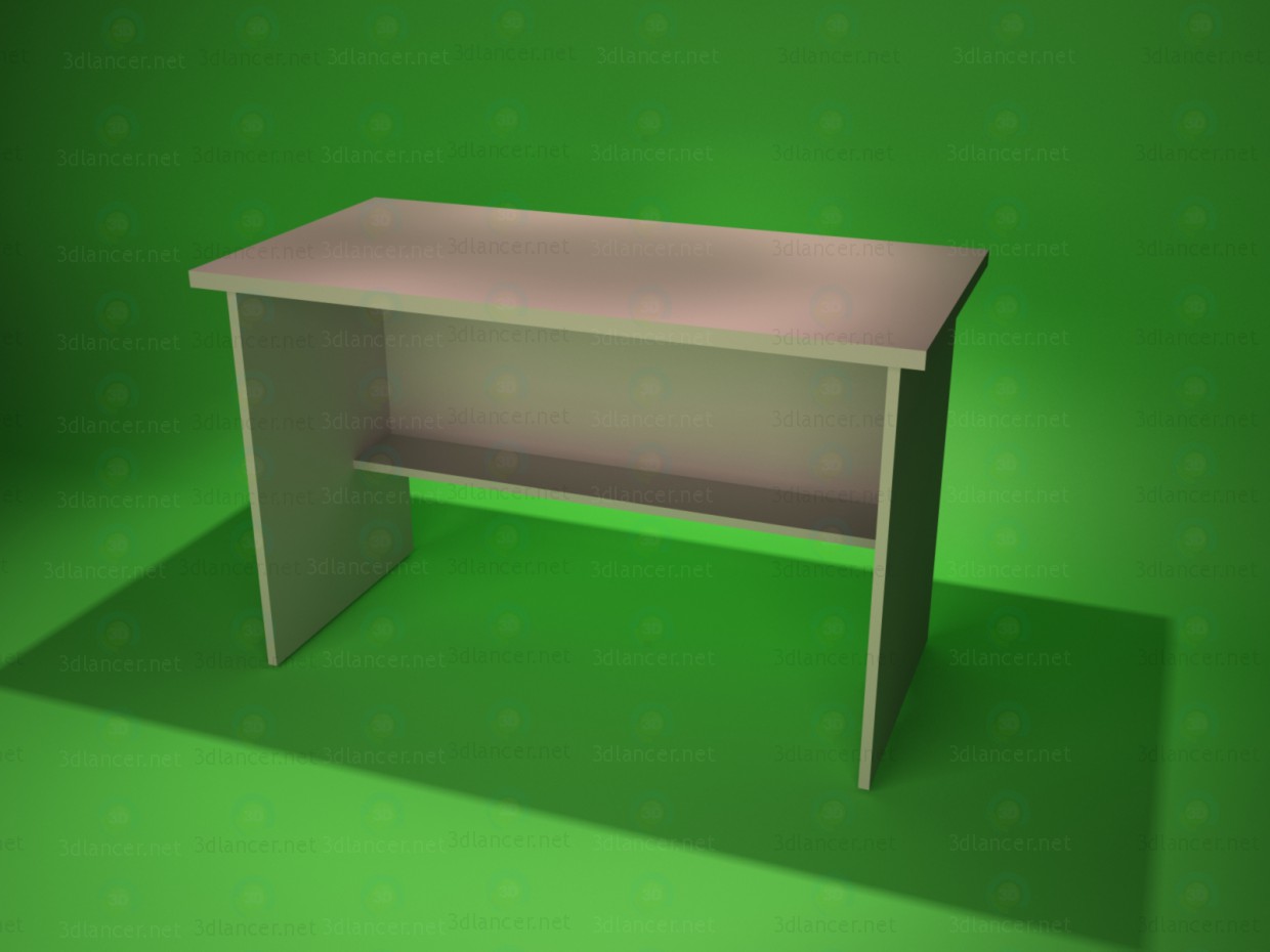 3d модель стол письменный 1 – превью