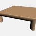 3D Modell Tisch befestigt Seite Tisch 8874 - Vorschau