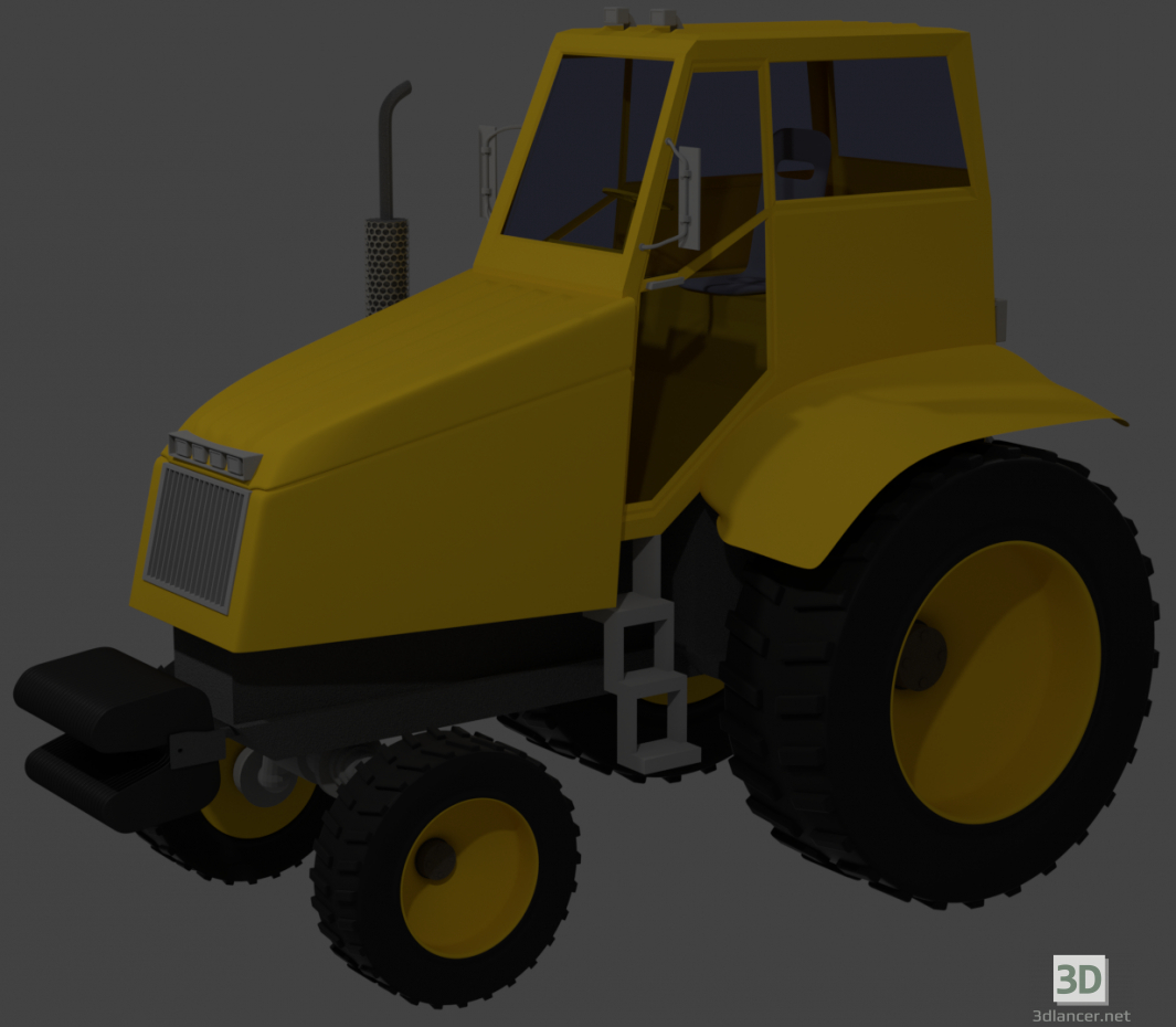 3d model Tractor - vista previa