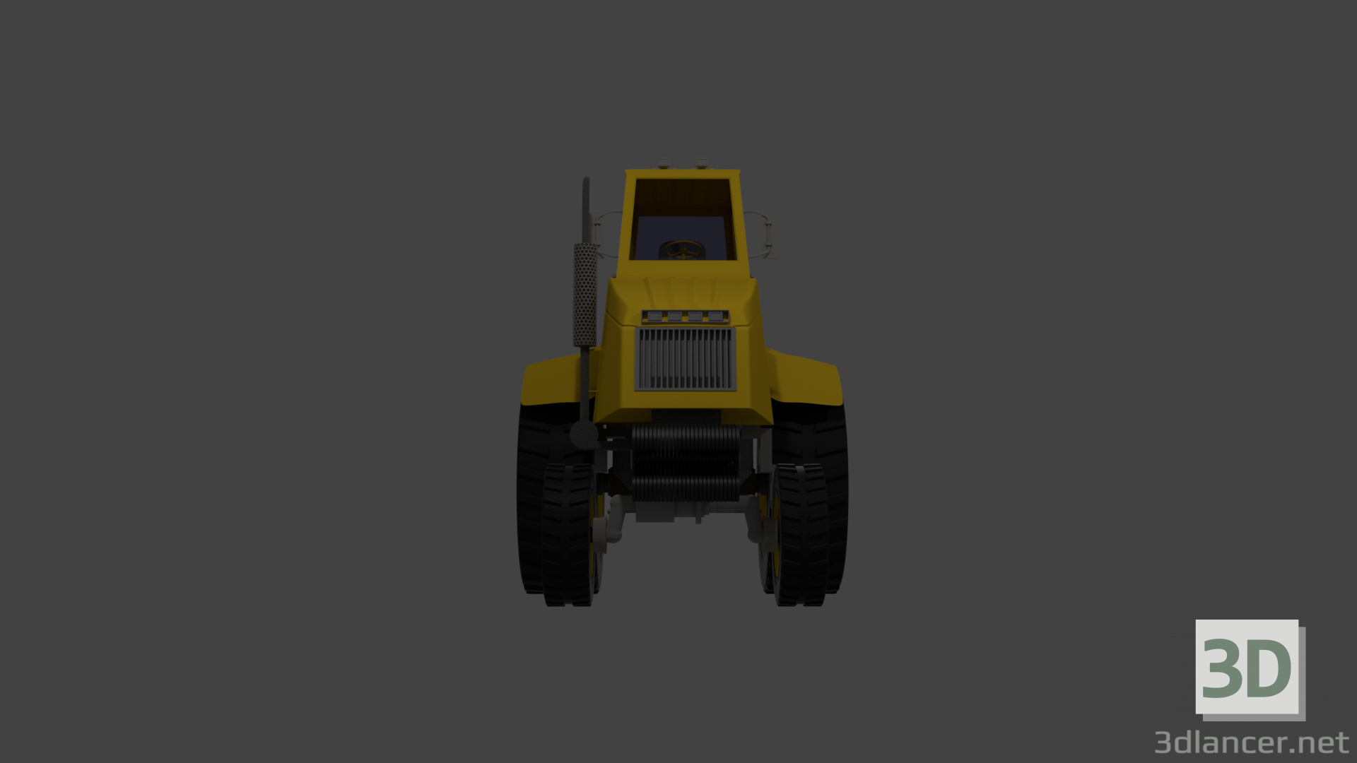 3D Modell Traktor - Vorschau