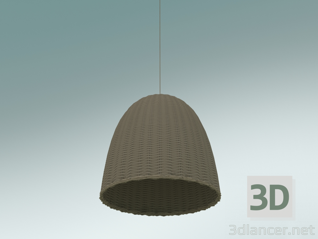 3d model Pendant lamp (Bell 95, Natural) - preview