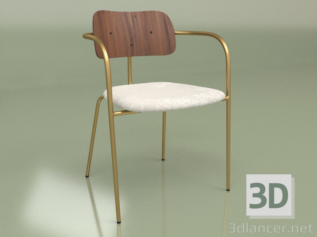3d model Chair Gloster (grey) - preview