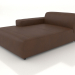 3d model Chaise longue 177 with a low armrest on the right - preview