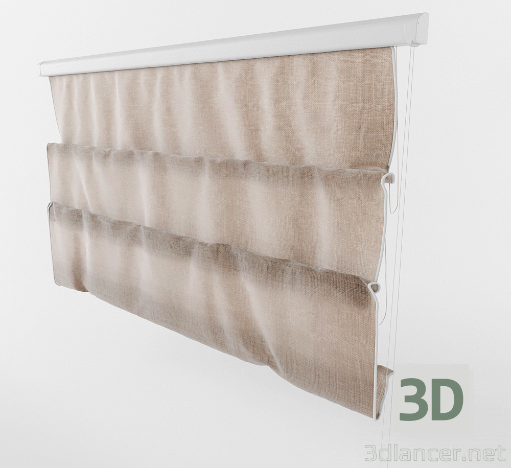 3d model Roman Curtain - preview