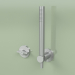 3d model Hydro-progressive bath and shower mixer with hand shower (19 58, AS) - preview
