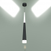 3d model Pendant LED lamp DLR038 (black matte) - preview
