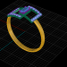 3D kadın yüzüğü modeli satın - render