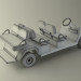 3D Motorlu Golf arabası modeli satın - render