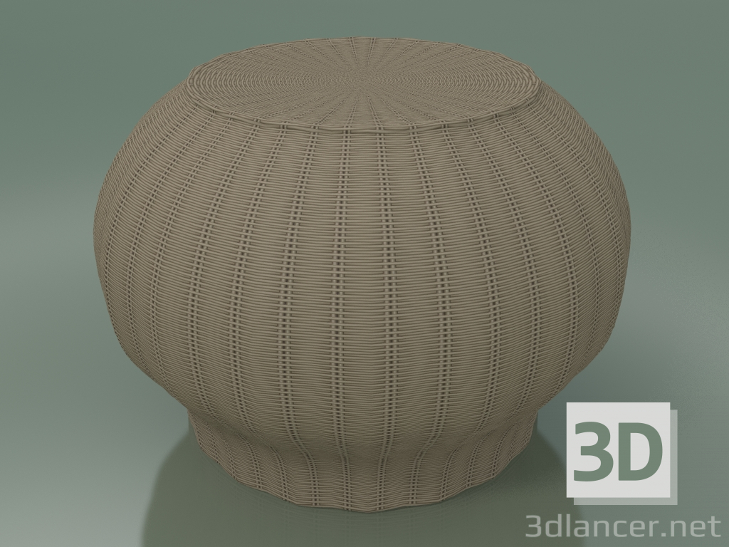 modèle 3D Table d'appoint, pouf (Bolla 10, Natural) - preview