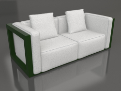 Double sofa (Bottle green)
