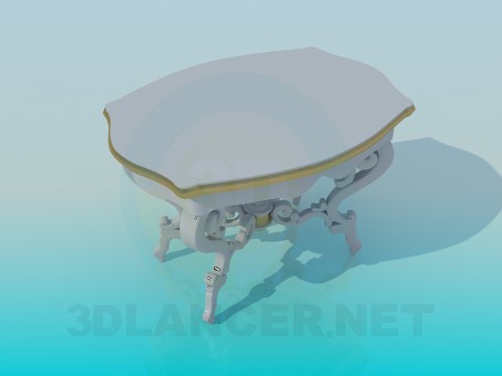 3d model Antique table - preview