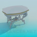 3D Modell Antiker Tisch - Vorschau